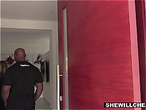 SHEWILLCHEAT - super-naughty Real Estate Agent penetrates bbc